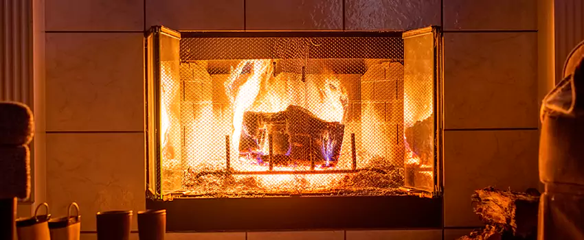 Mendota Hearth Landscape Fireplace Installation in Greensburg, Pennsylvania
