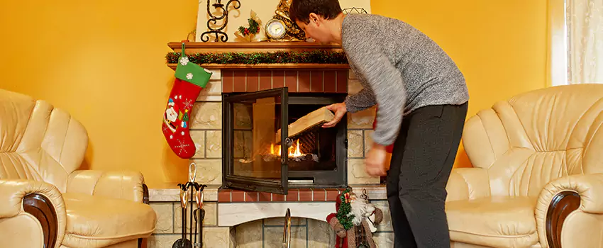 Rusted Metal Fireplace Restoration in Greensburg, Pennsylvania