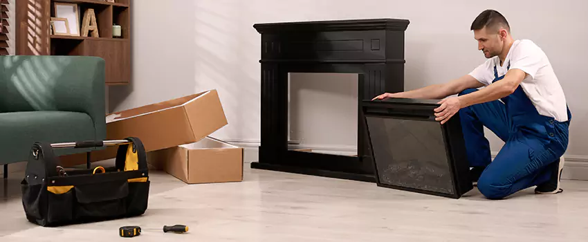 Old Rusted Metal Fireplace Repair And Replacement in Greensburg, PA